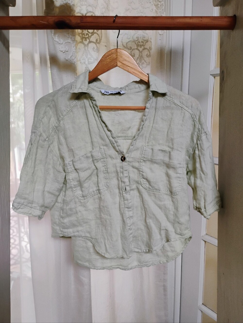 Zara Linen Blouse